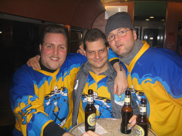 Simon #55, Didi #16 und Dinti #9 im Zug