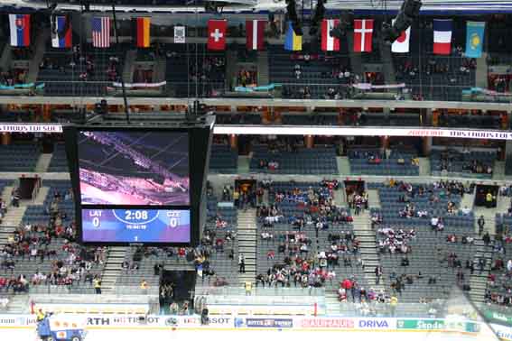 Blick in die Sazka Arena